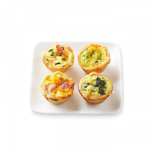 MINI QUICHE QUESO CHOCLO ESPINACA