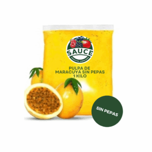 PULPA MARACUYÁ SIN PEPAS SAUCE 1 KILO